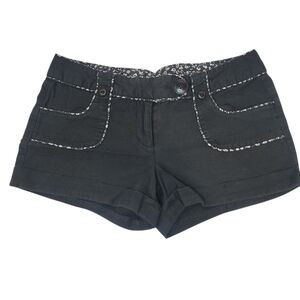 Daytrip Buckle Boho Shorts With Floral Trim Size 7